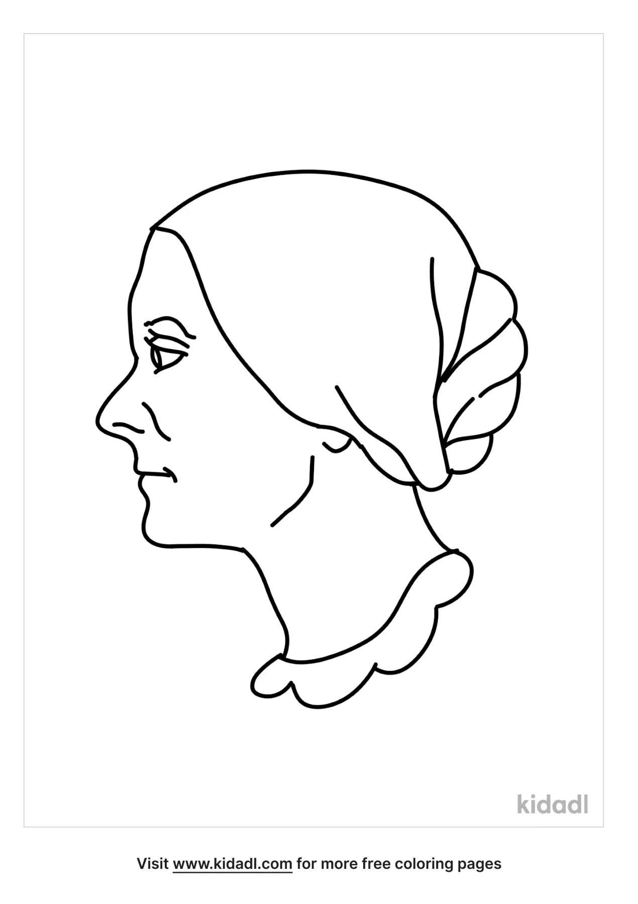 Free susan b anthony coloring page coloring page printables