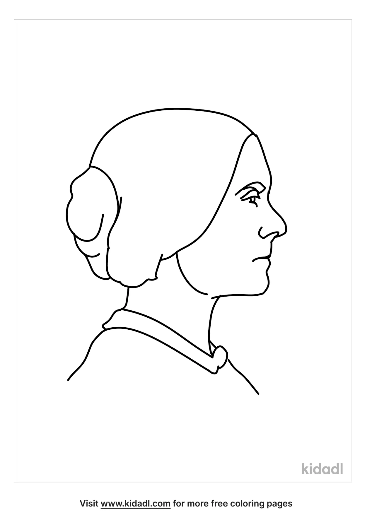 Free susan b anthony coloring page coloring page printables