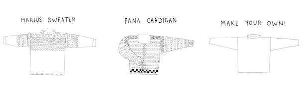 Norwegian sweater coloring sheets â paper tiger