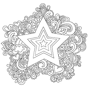 Notebook doodles color swirl coloring activity book design originals curly swirly designs beginner