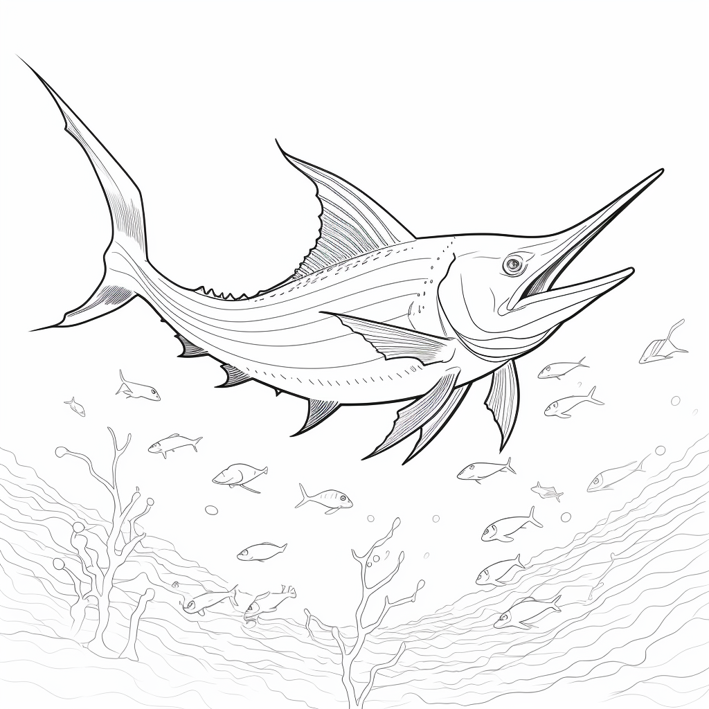 Swordfish coloring books for children coloring page ñðñððµñðñðññ