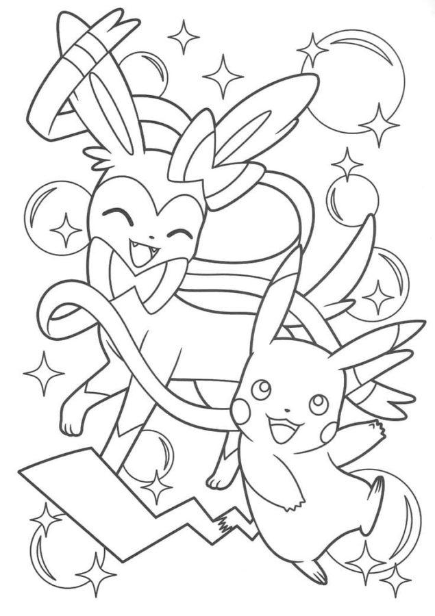 Pokemon christmas coloring pages by coloringpageswk on