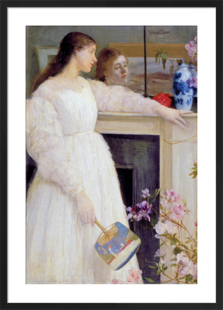 Symphony in white no the little white girl art print by james abbot mcneill whistler king mcgaw