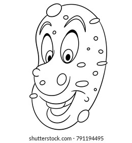 Coloring page coloring book cartoon potato stock vector royalty free