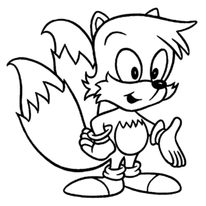 Tails coloring pages printable for free download