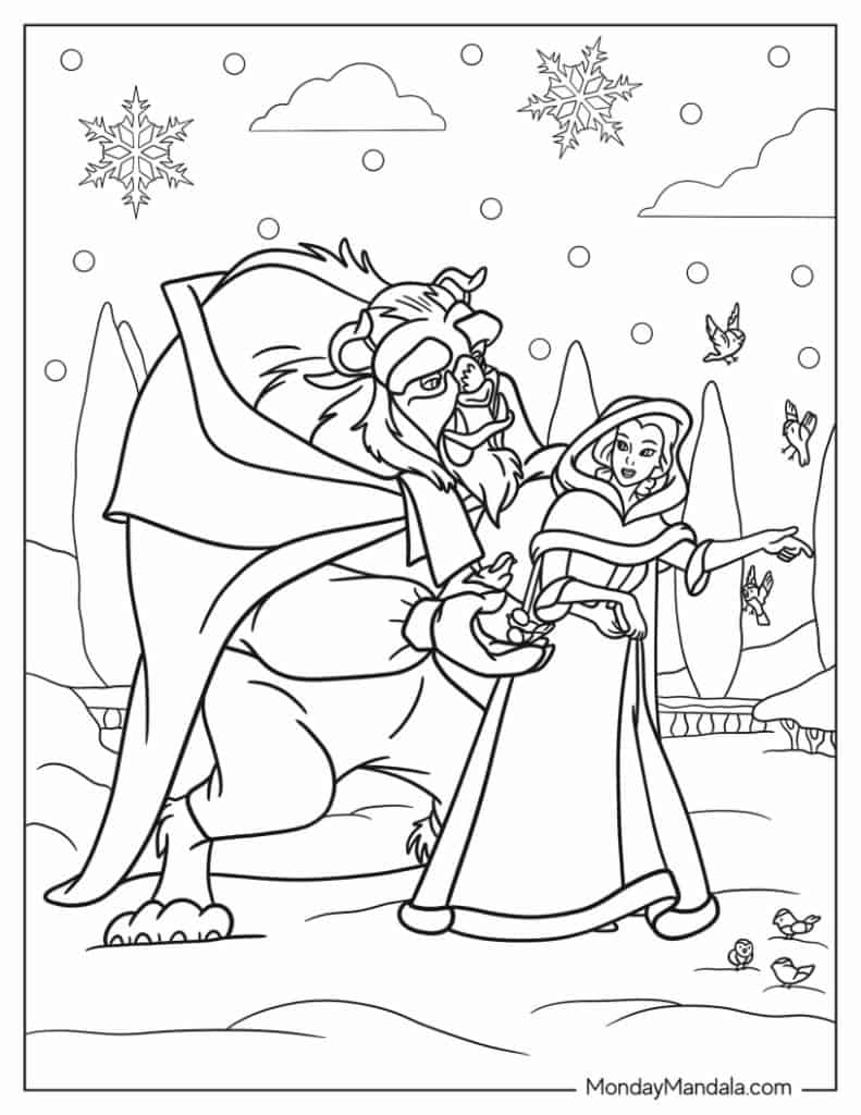 Fairy tale coloring pages free pdf printables
