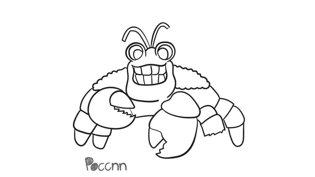 Cute tamatoa to color moana by poccnnindustries on