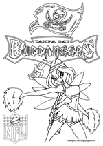 Tampa bay buccaneers coloring pages