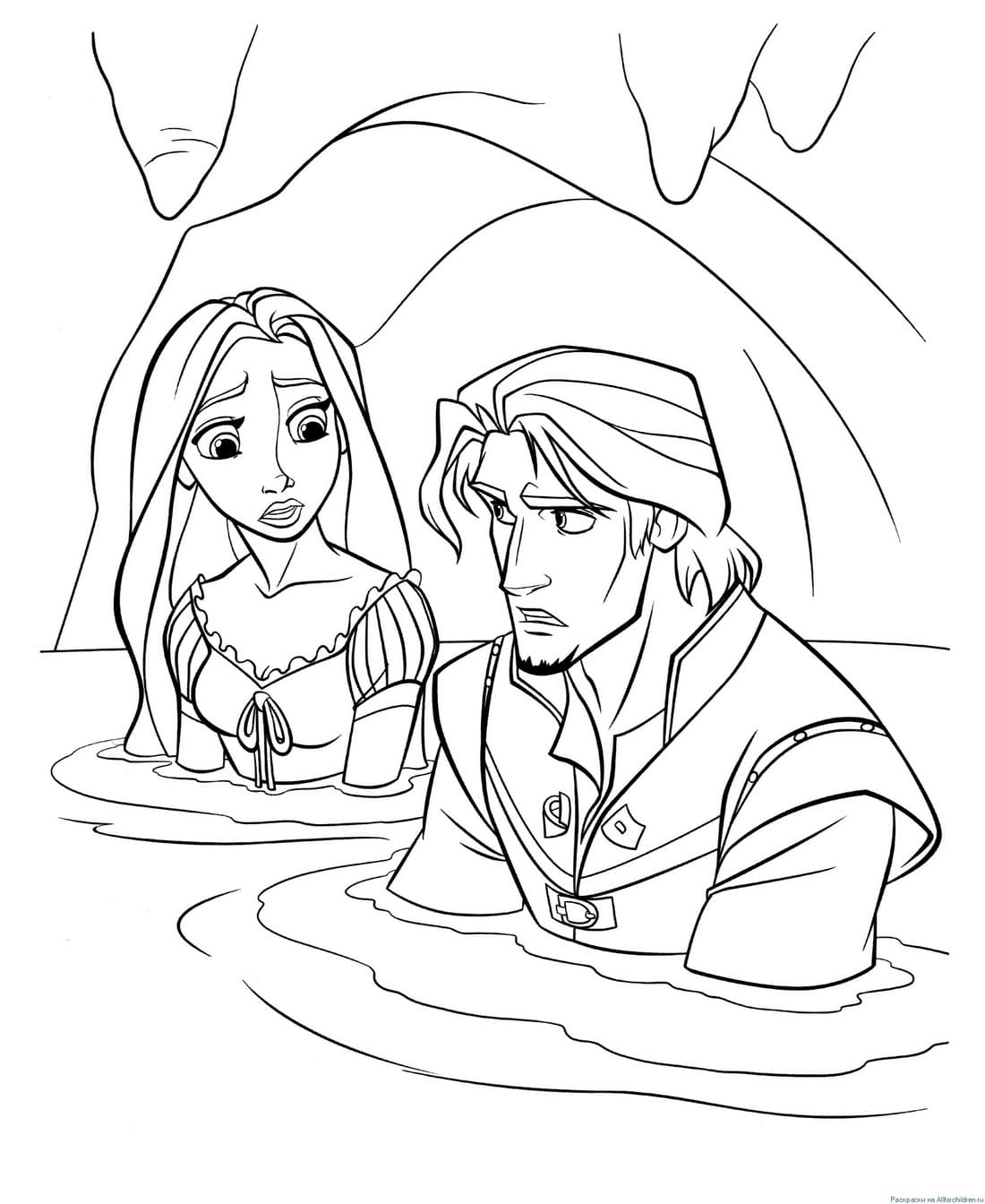 Tangled coloring pages by coloringpageswk on