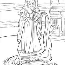 Tangled coloring pages