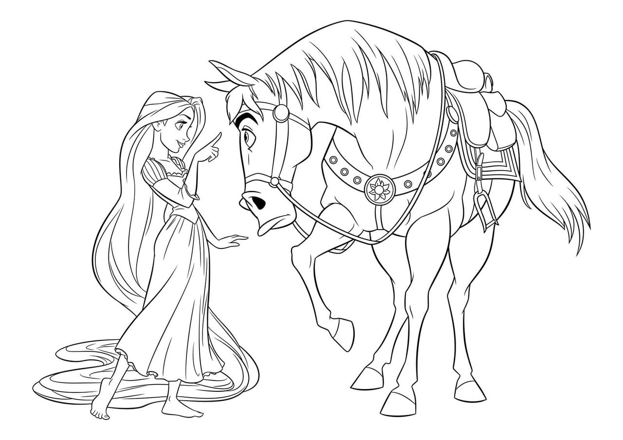 Tangled coloring pages by coloringpageswk on