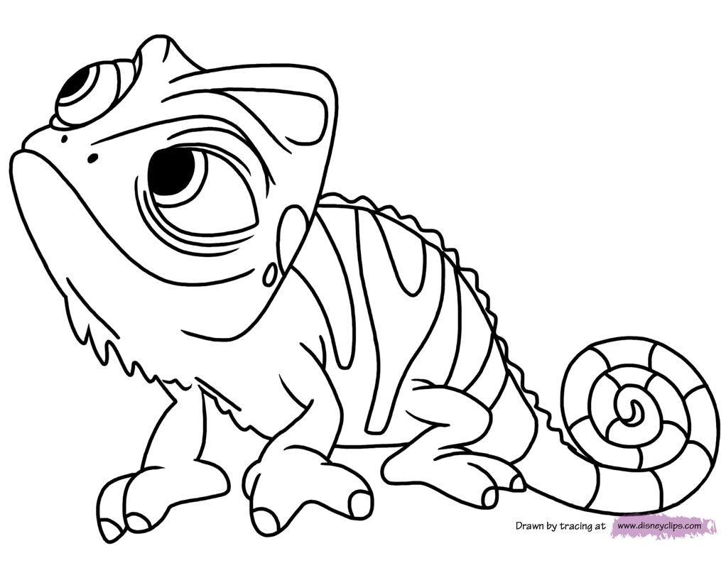Printable tangled coloring pages