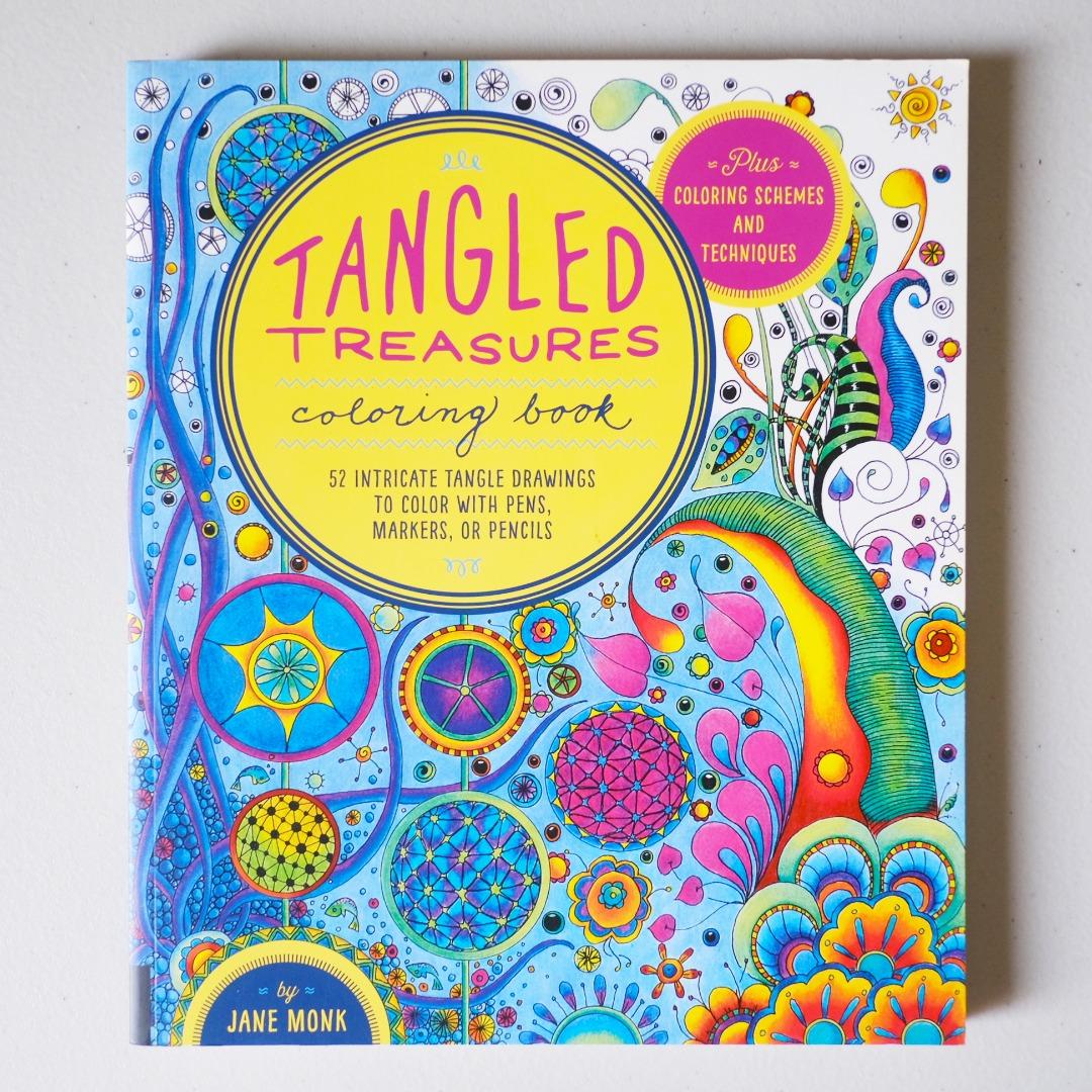 Tangled treasures coloring book hobbies toys stationary craft other stationery craft on