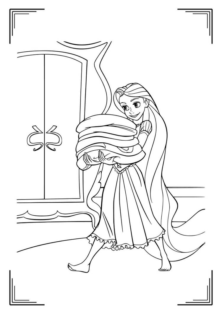 Tangled coloring pages by coloringpageswk on