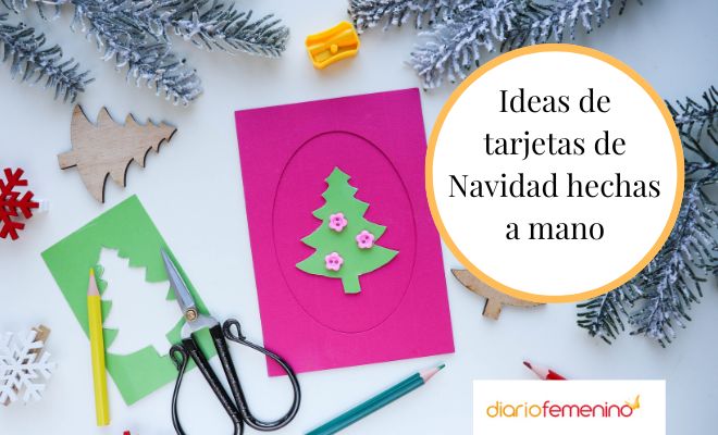 Cãmo decorar tarjetas de navidad caseras postales navideãas diy