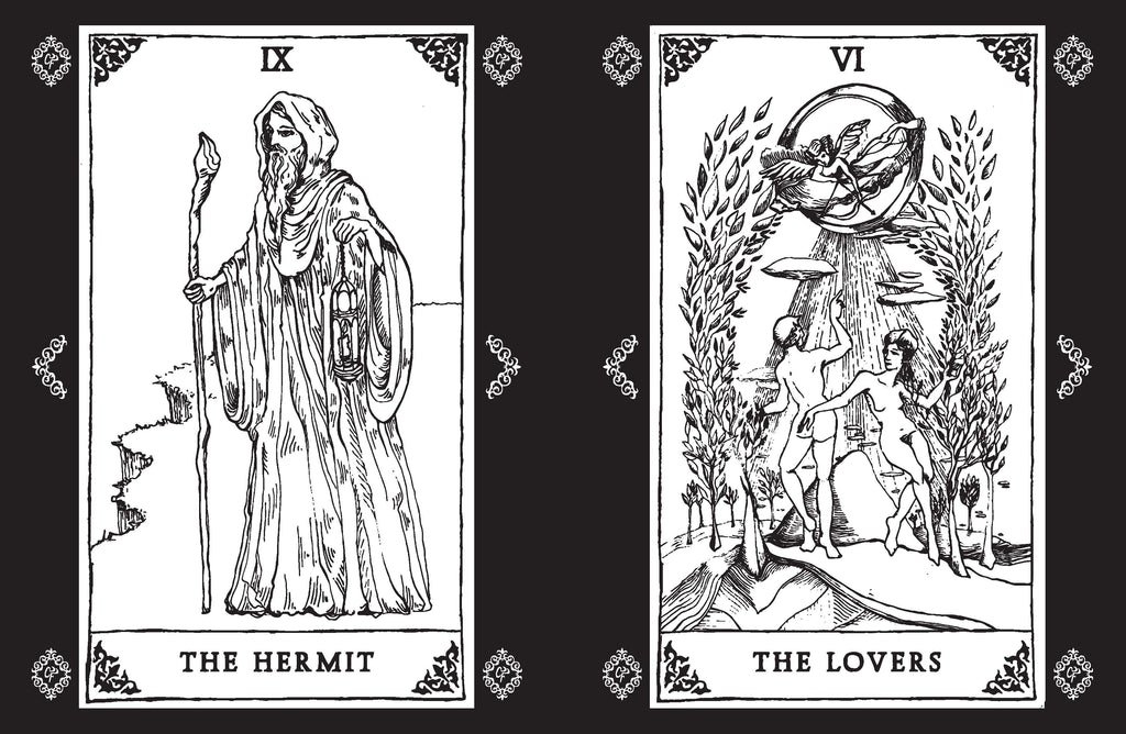 Dark tarot coloring book â feehan co