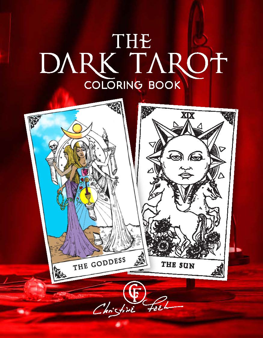 Dark tarot coloring book â feehan co