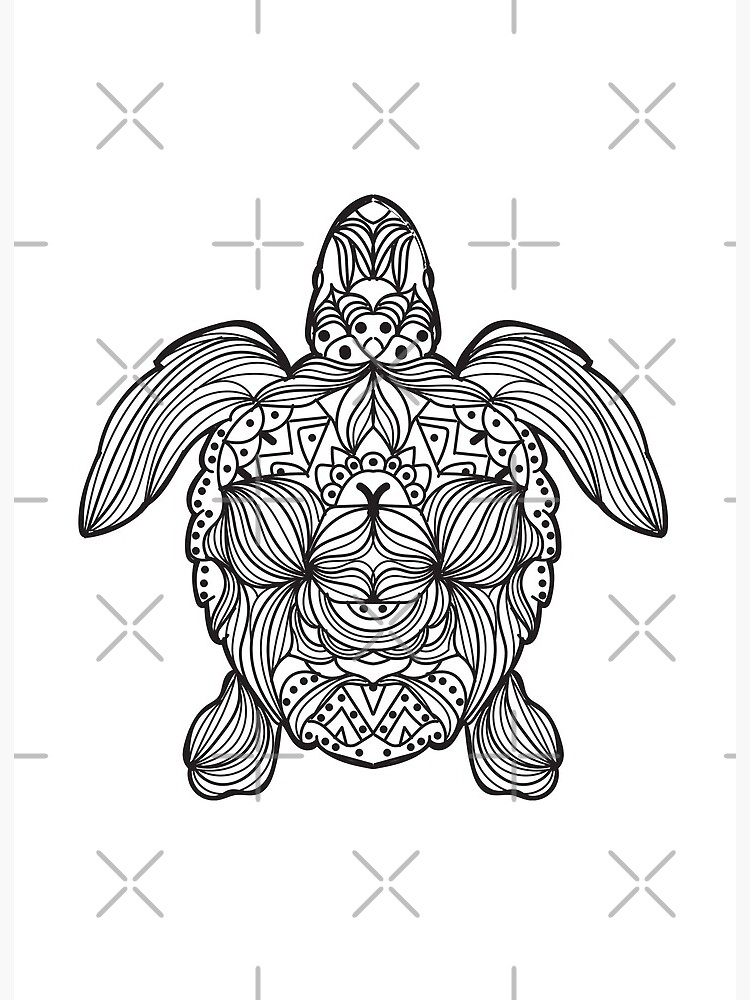 Lãmina rãgida for sale con la obra mandala tortuga de coolskin