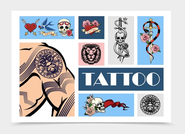 Pãgina imãgen de leon tattoo