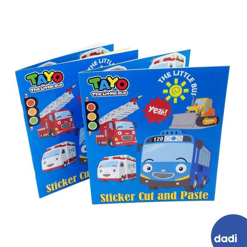 Jual tayo little bus coloring book s