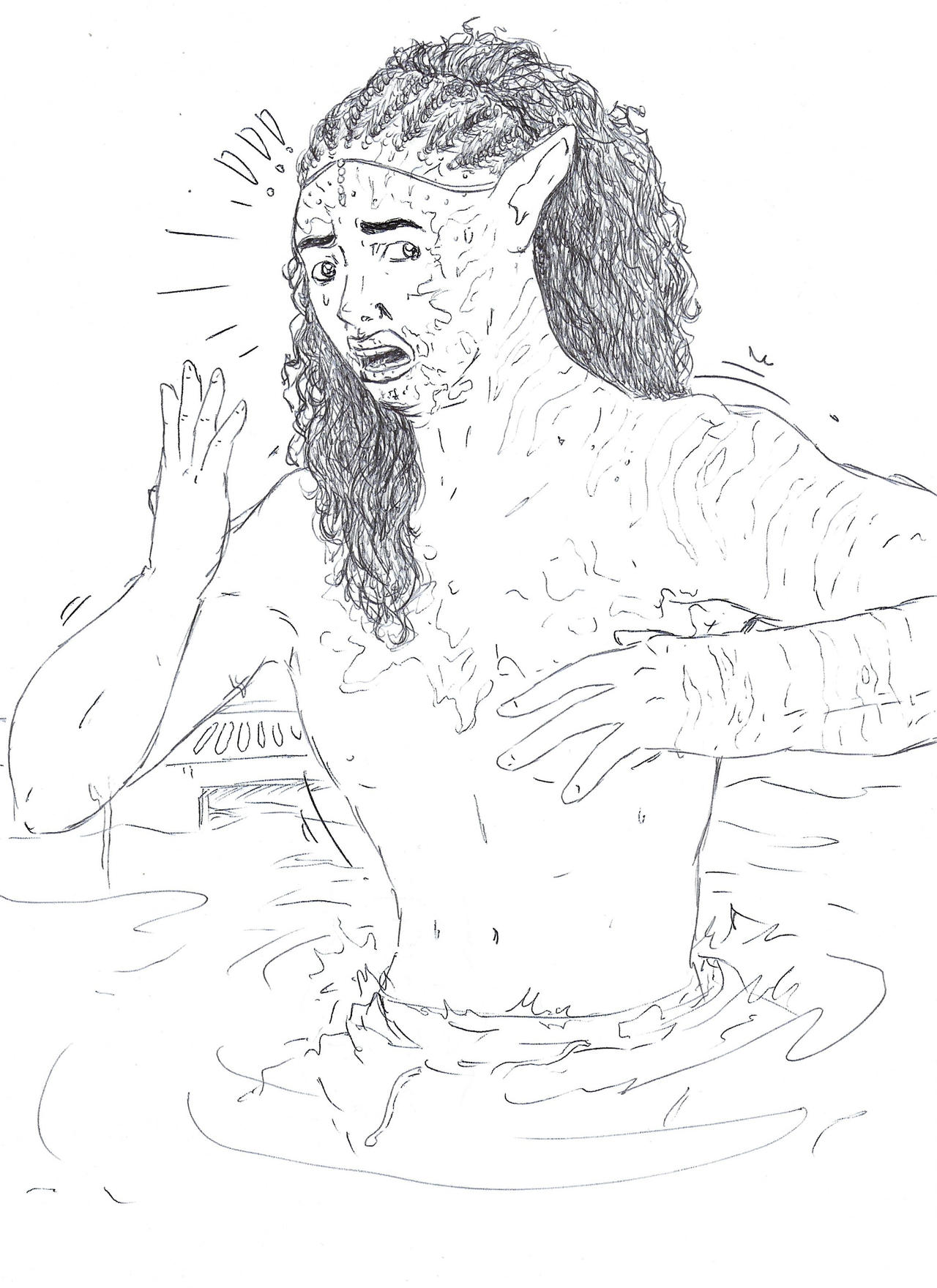 Tsireya tg on a swimingpool part by dastanprince on