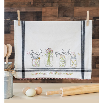 Kitchen and bathroom towel kits shabby fabrics