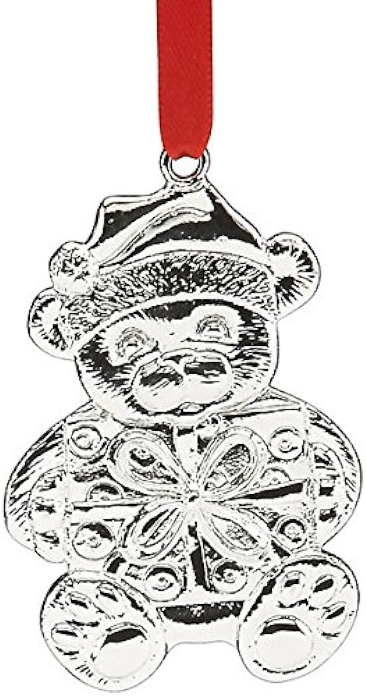 Lenox holiday holders metal teddy bear gift card holder christmas ornament home kitchen