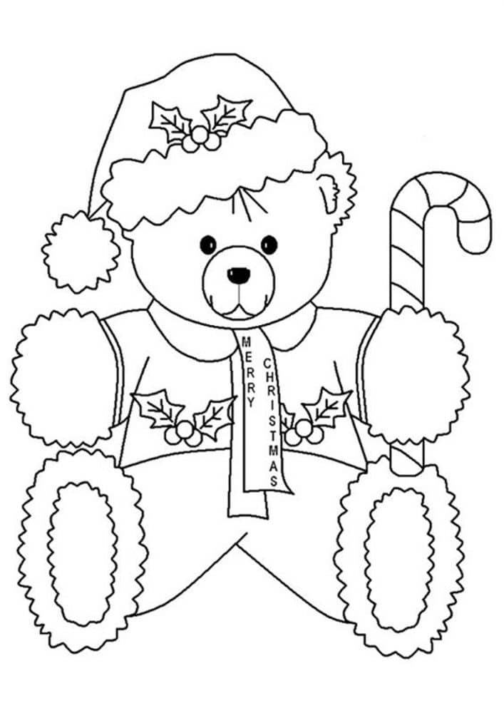 Free easy to print christmas coloring pages