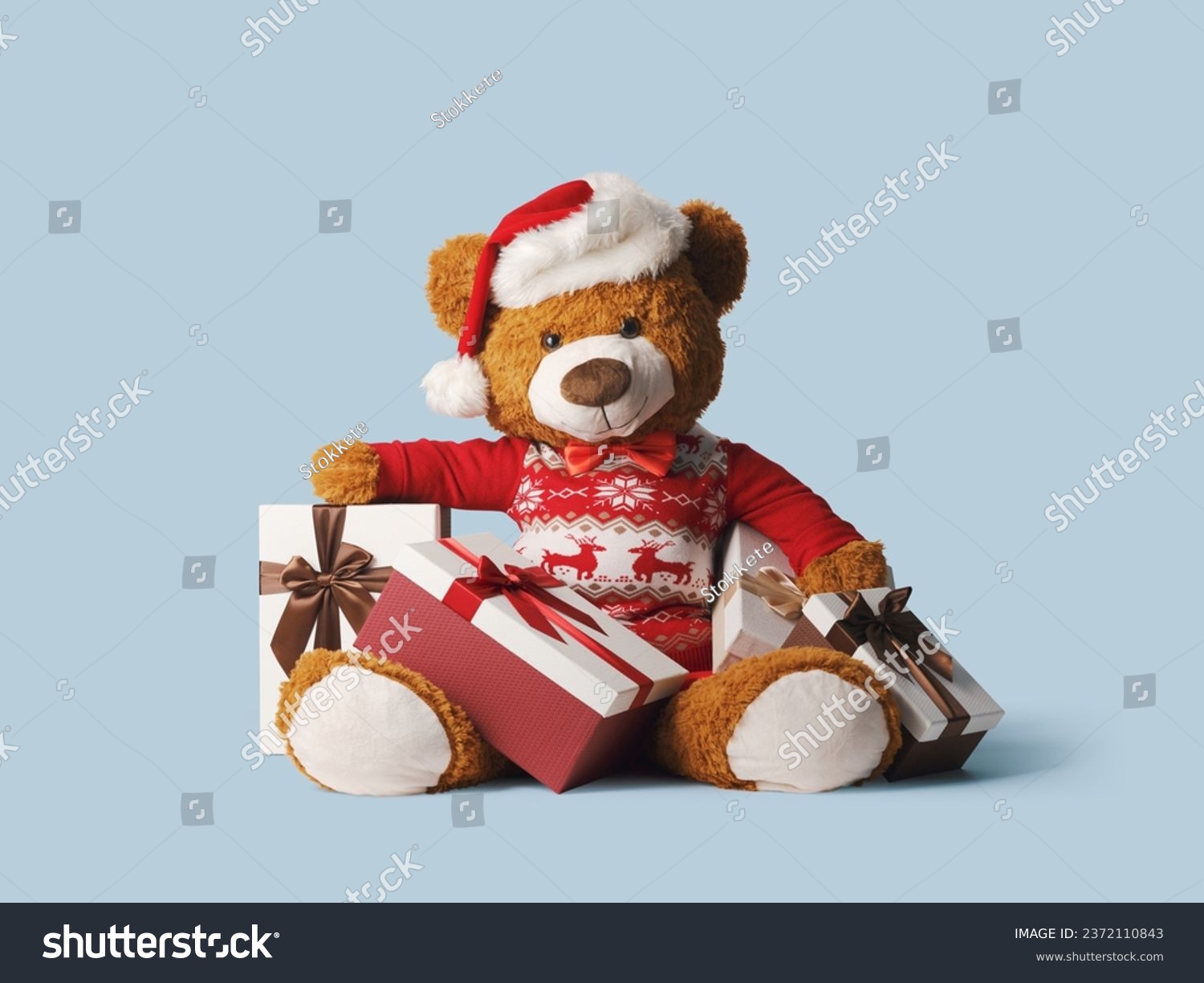 Thousand christmas teddy bear royalty