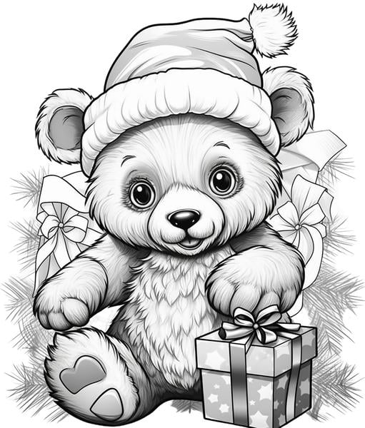 Free printable christmas coloring pages list