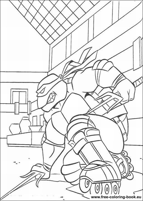 Coloring pages teenage mutant ninja turtles tmnt