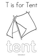 Teepee coloring page