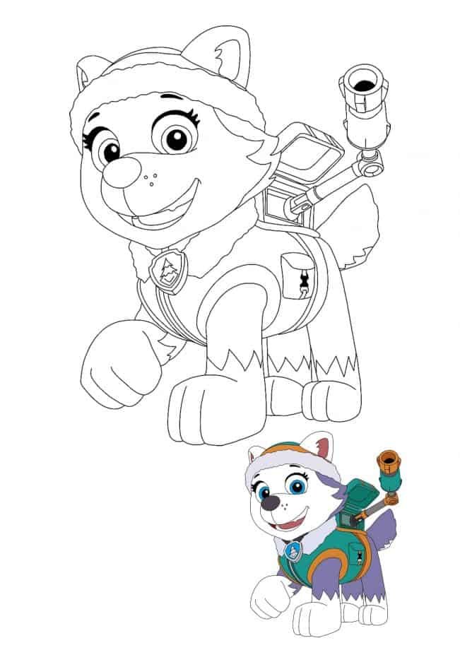 Paw patrol coloring pages