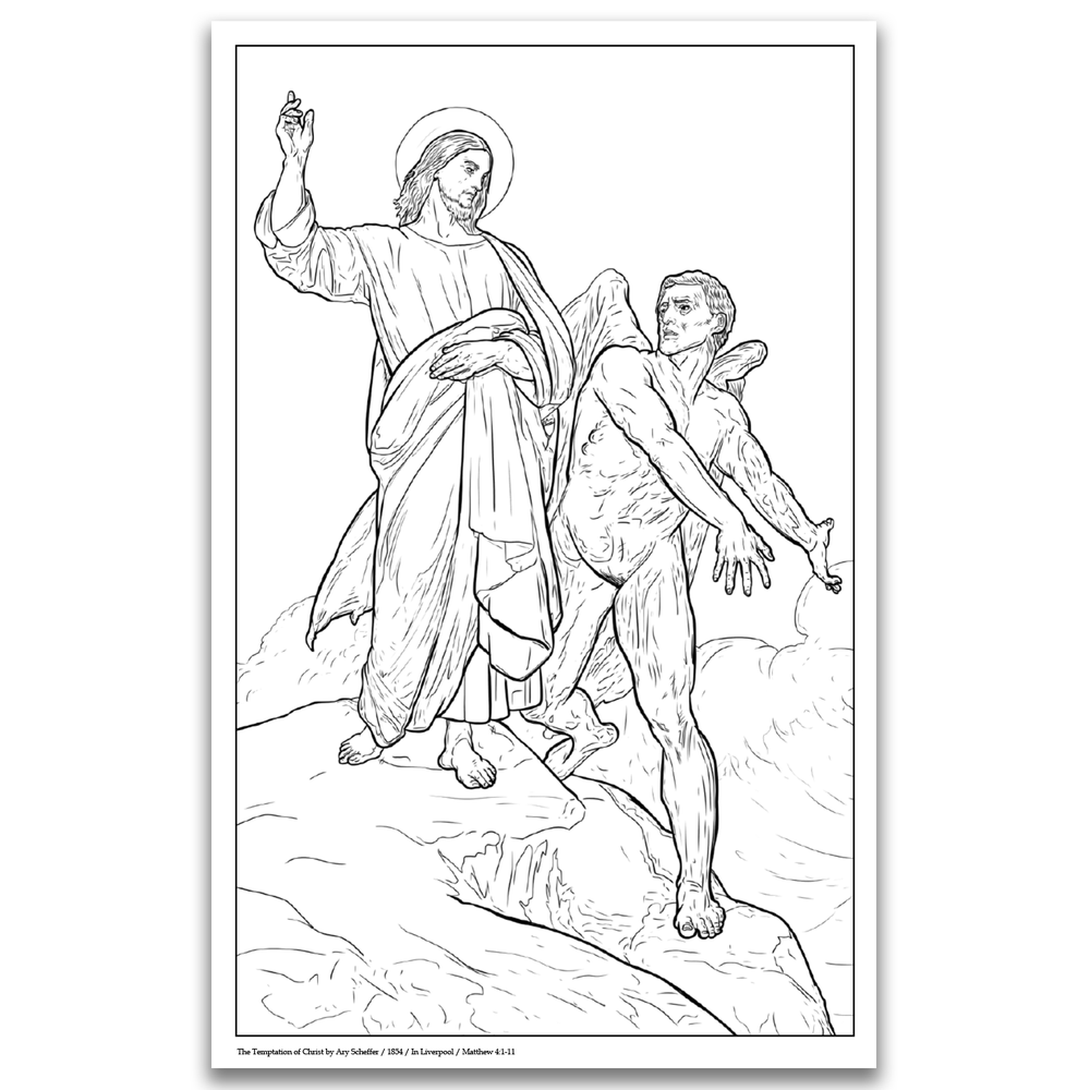 Life of jesus coloring book