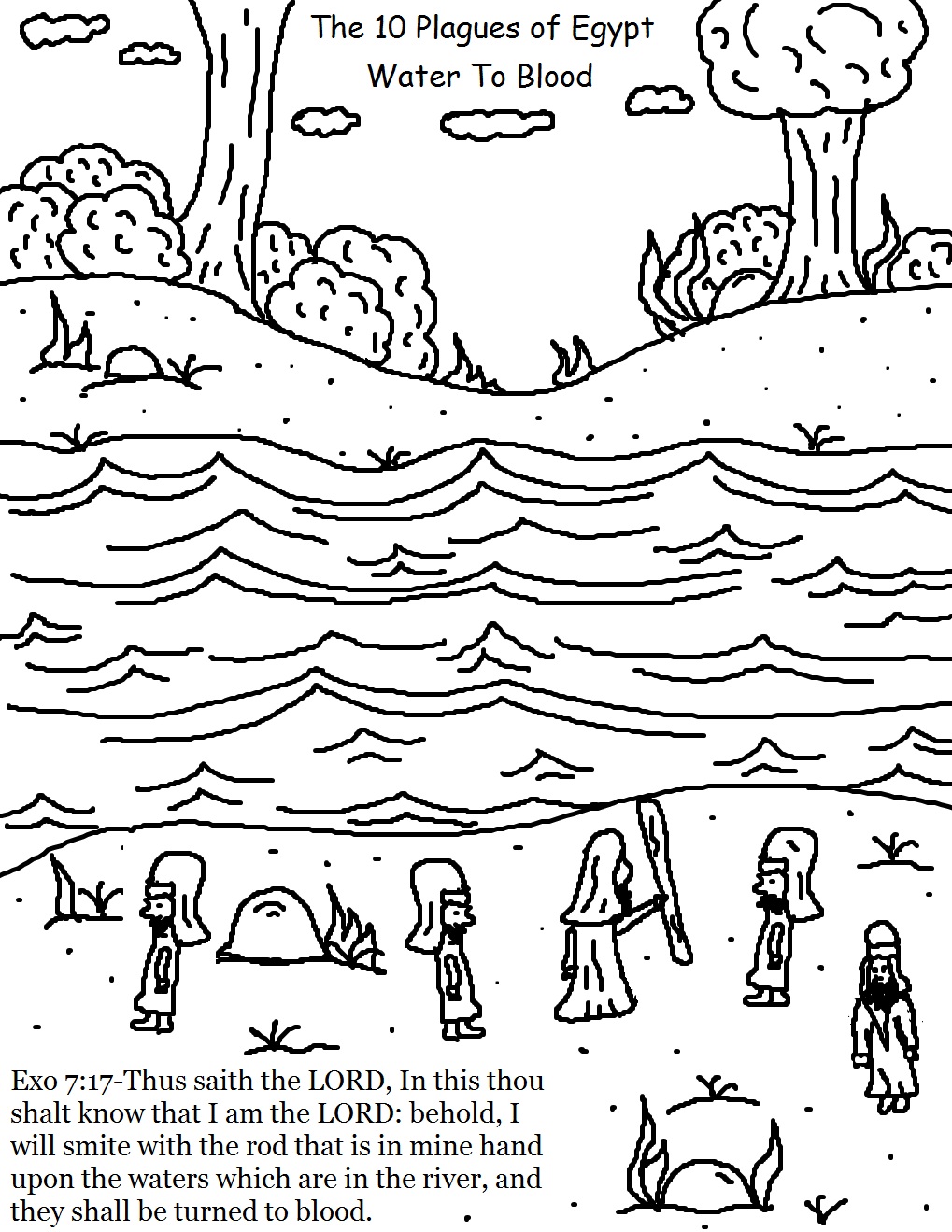 Church house collection blog the plagues of egypt coloring pages