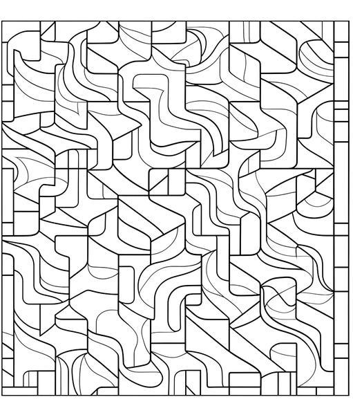Free printable abstract coloring pages list