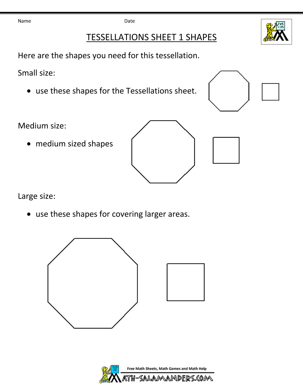 Tessellations in geometry