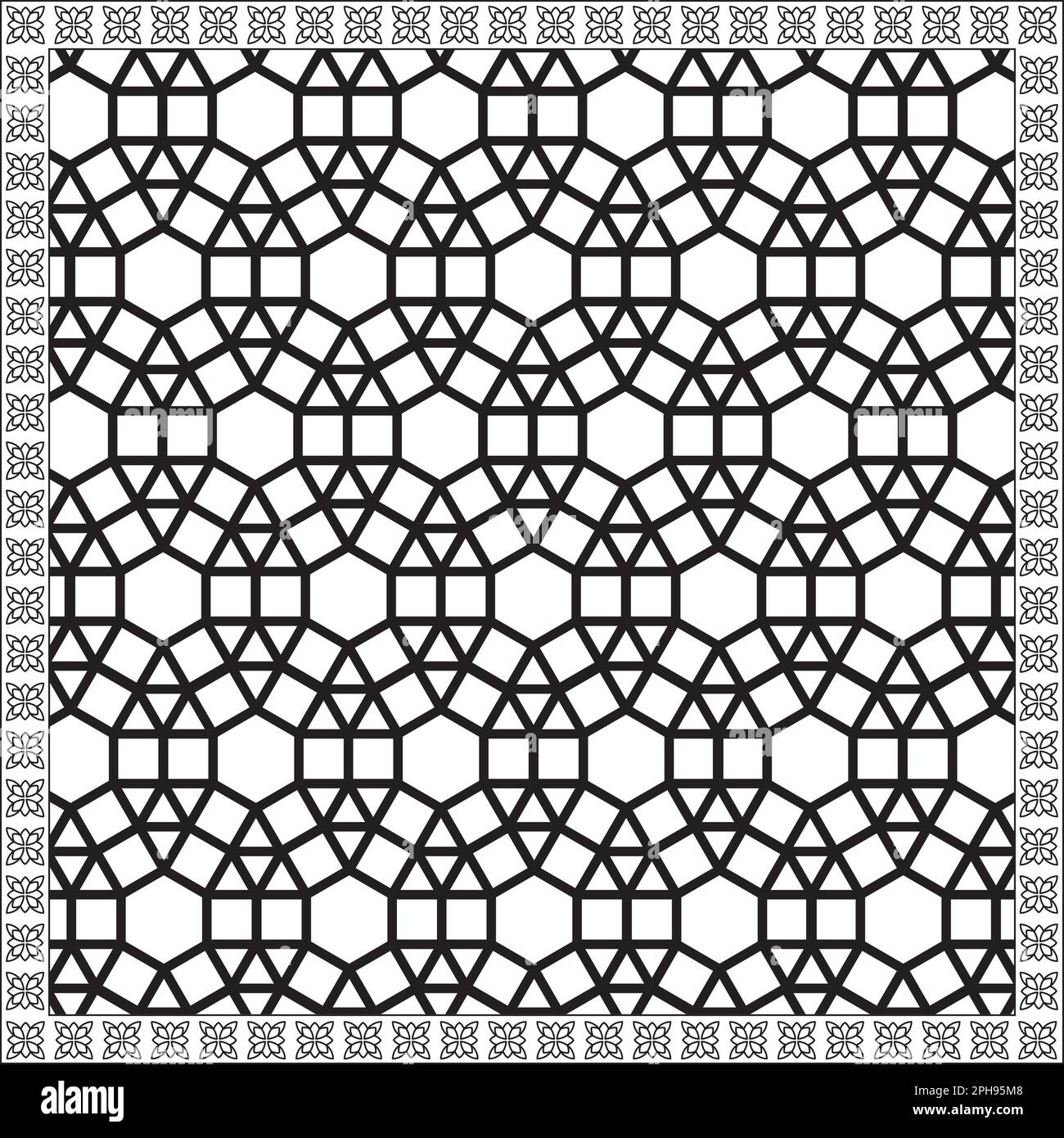 Coloring page pattern hi