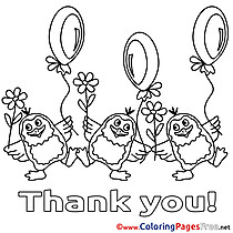 Thank you coloring pages
