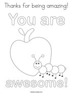 Thank you for helping me grow coloring page