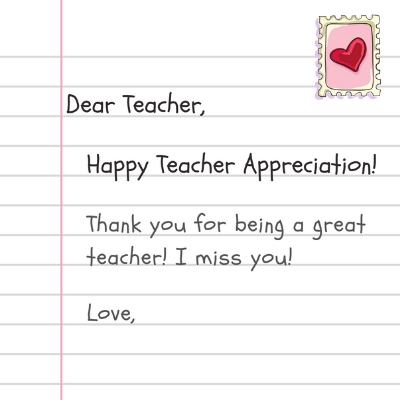 Free teacher appreciation cards gifts signs