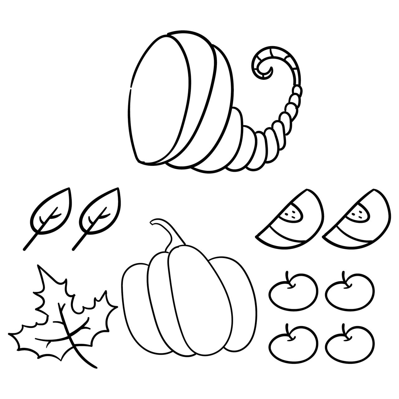Cornucopia coloring pages by coloringpageswk on