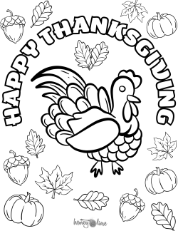 Free printable thanksgiving loring pages activities