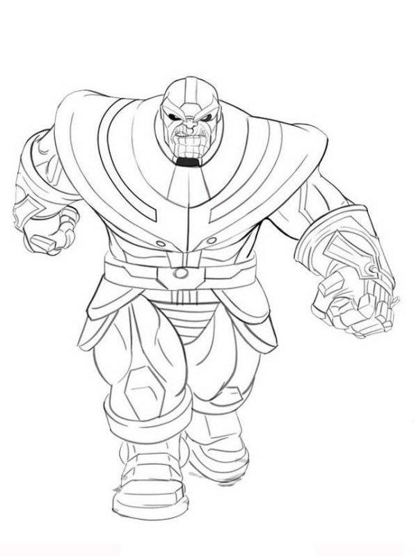Thanos coloring pages by coloringpageswk on