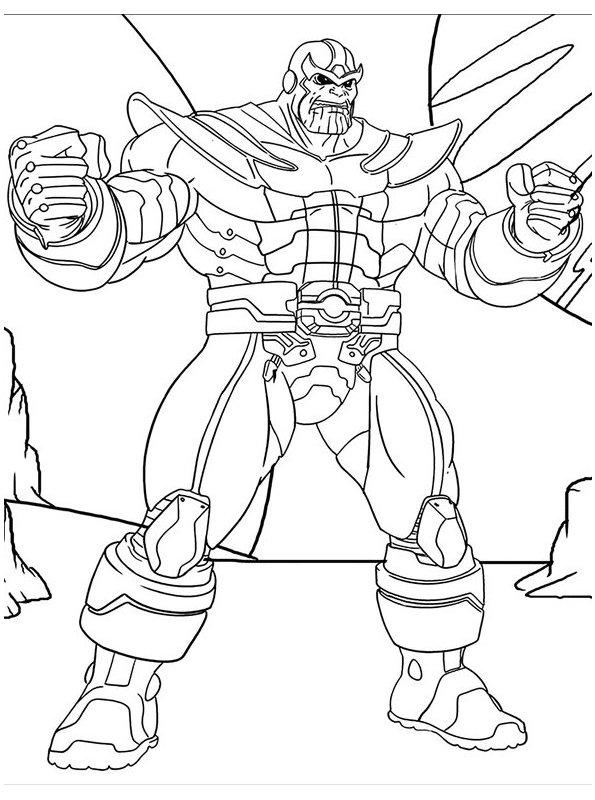 Thanos coloring pages by coloringpageswk on