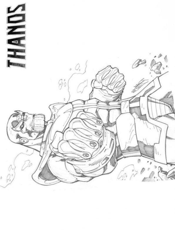 Thanos coloring pages by coloringpageswk on