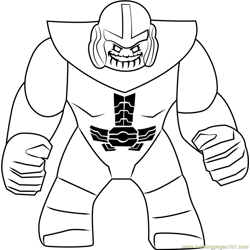 Thanos coloring pages for kids
