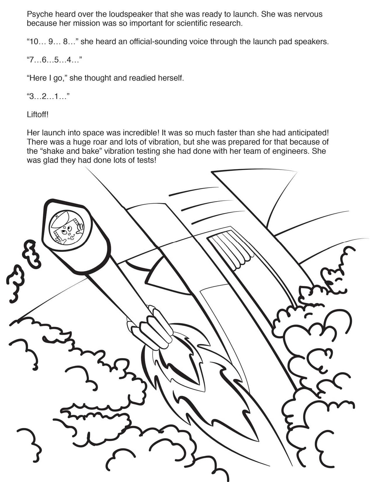 S journey to a metal world childrens coloring book