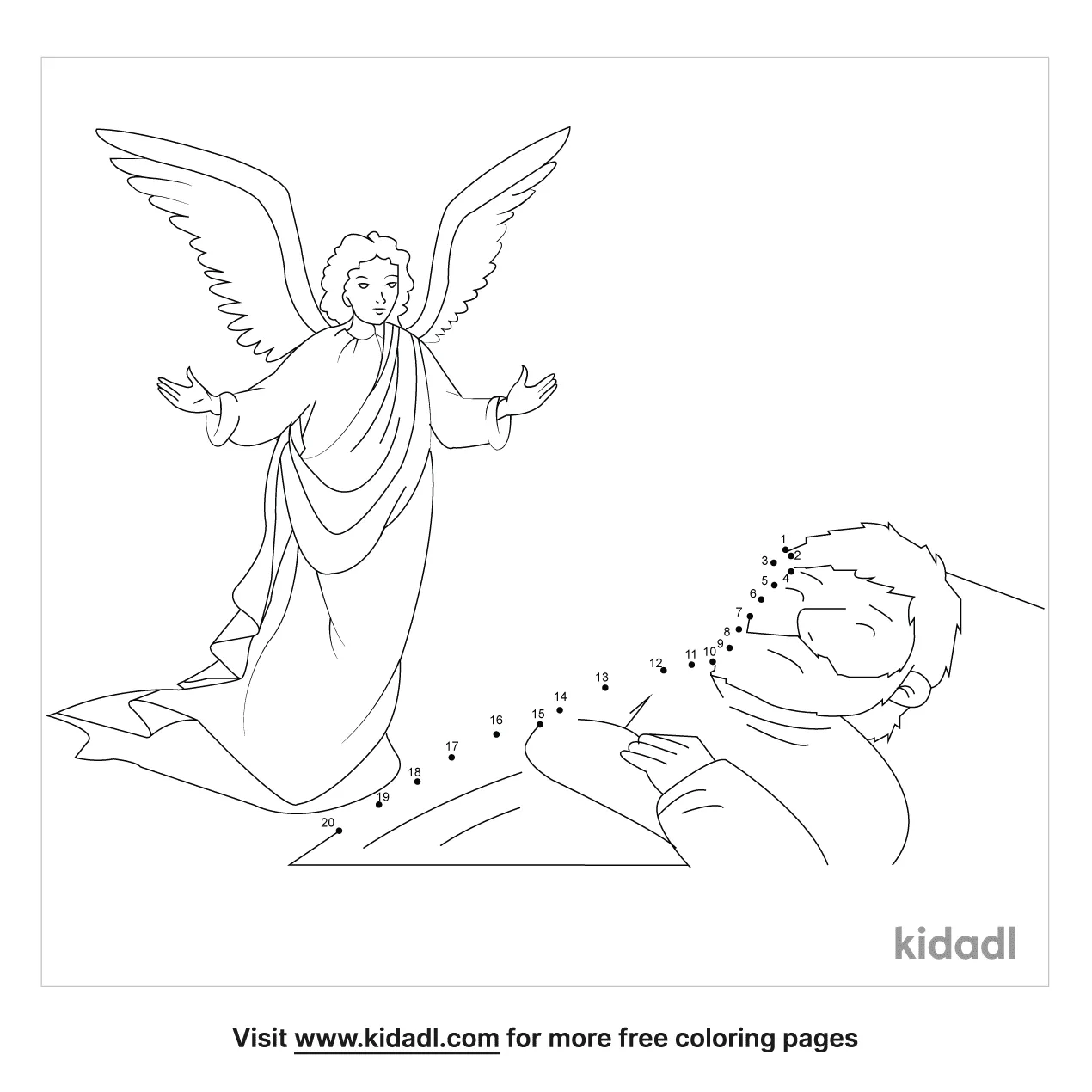 Free angel visits joseph