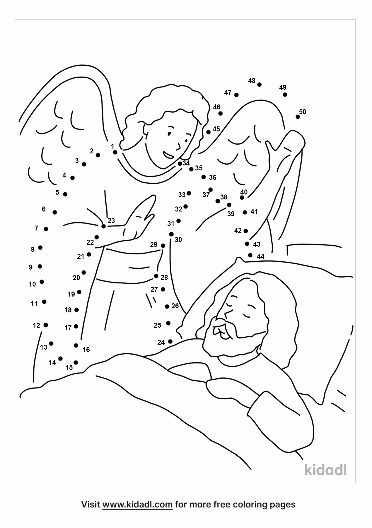 Free angel visits joseph
